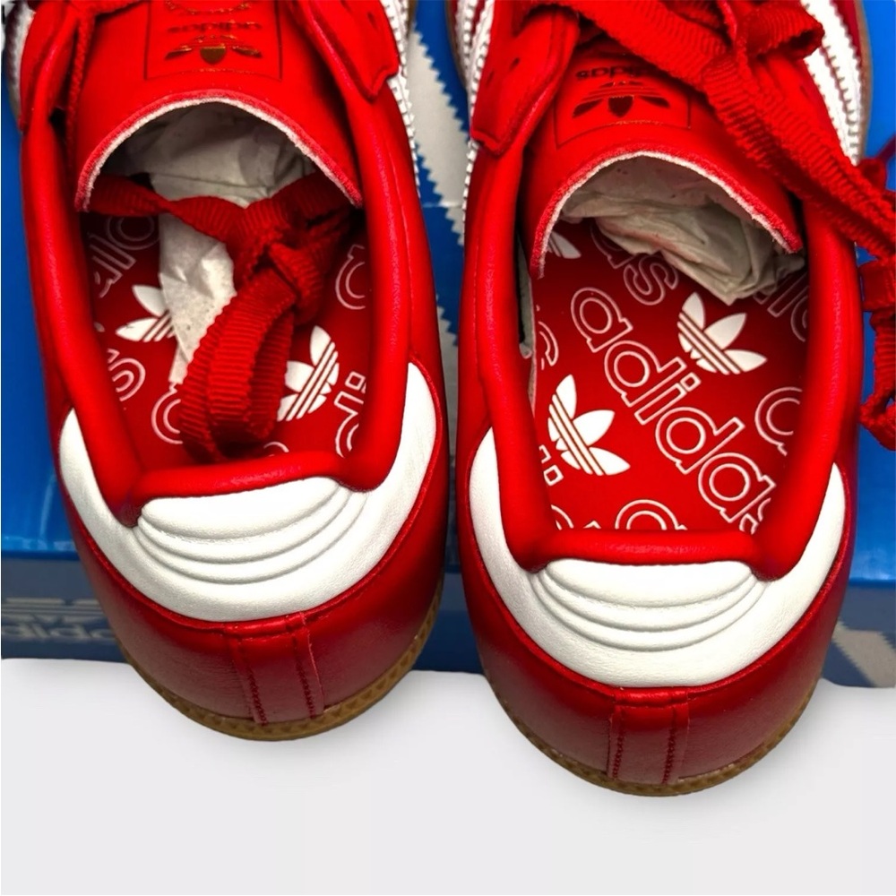 NEW Adidas Originals Samba OG Scarlet White IE6524 Women Size US6 UK4.5 Red - Picture 11 of 15